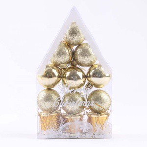 Factory New Wholesale Cheap Price Xmas Ball Gift Box Mixed Set Christmas Home Ornaments
