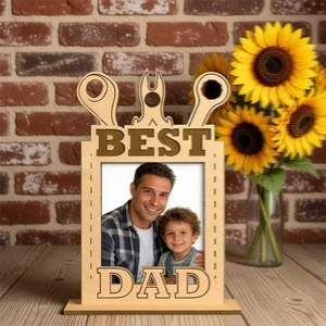 Factory Direct Dad Themed Tabletop Photo Frame - Gift For Birthday & Father's Day