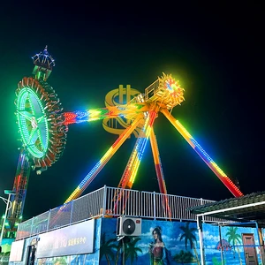 Amusement Park Big Pendulum Ride Thrilling 180° Swing Giant Pendulum For Outdoor Theme Park