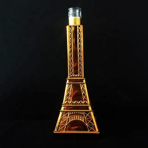 Customized Eiffel Tower Creative Wishing Bottle Lucky Bottle 100ml 200ml Tequila Liquor Glass Bottle Bulk Sales