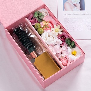 Mother's Day Creative Valentine's Day Practical high-end gift box Set Soap flower Gift for Girlfriend Birthday Gift