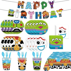 Wholesale Cartoon Toy Theme Party Supplies Set Kids Birthday Party Decoration