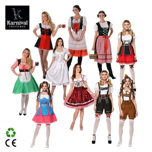 ODM Wholesale Bavarian Oktoberfest Dress Waitress German Beer Festival Halloween Party Carnival Costumes for Adult Women