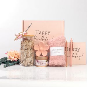 Durable Mother's Day & Birthday Gift Set with Scented Candles & Bath Products UV Printed Printable Gift Card