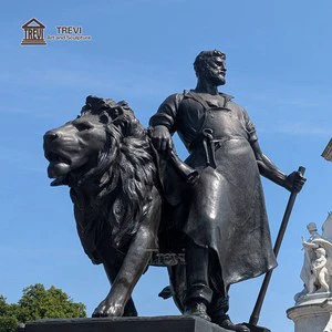 TREVI Big Bronze Royal Statue Sculpture, Customizable Art Collectible, Public Square Landscape Decoration