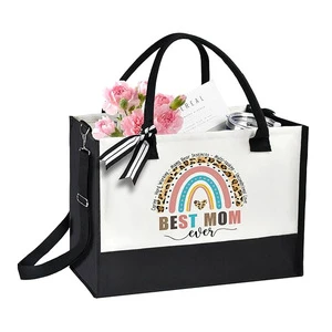 Mothers Day Gifts for Mom From Daughter Son,Gifts for Mom Wife Mama New Mom,Tote Bag Birthday Gift for Women Teacher