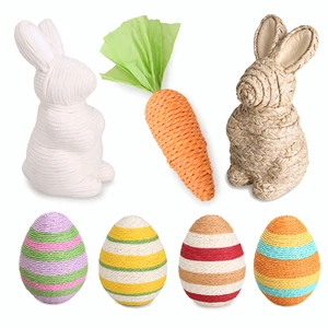 2025 Easter Gifts Supplier Children Candy Egg Carrot Storage Bunny Bag Basket Party Festival Decor Plush Toys for Kids Nursery