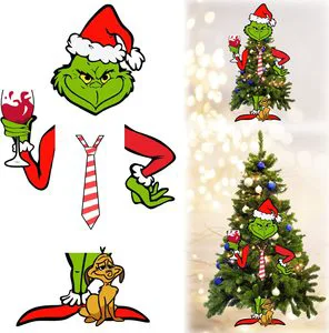 Custom Christmas Tree Decoration Pendant Novelty Plush Products Supplies Christmas Items Home Decors Ornaments Outdoor Wholesale