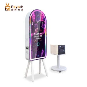 OEM Polaroid Athome Instant Photo Booth With Magic Mirror Selfie Station For Rental