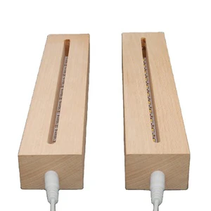 Creative 3D USB Acrylic Wood Luxury Night Light for Mother's Day Personalized Gifts