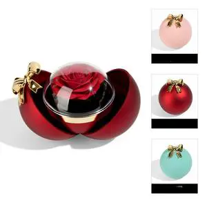 New Stock Can Customize Logo Valentine's Day Christmas Romantic Gift Jewelry Box Gift Magnetic Jewelry Flower Box