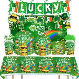 Ireland St. Patrick's Day & Thanksgiving Festival Party Decoration Set Paper Disposable Tableware Customized Service
