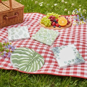 Custom Modern Square Outdoor Napkins-Hot Selling Christmas & Thanksgiving Party Use Factory Wholesale Pricing & Sturdy
