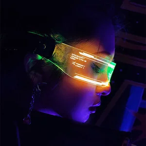 2024 New Product Wholesale LED Luminous Glasses Technology Acrylic Colorful Luminous Glasses Bar Party Dance Party