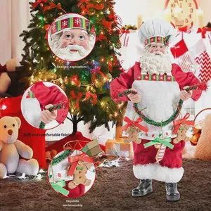 Cross-border New Arrival American Santa Claus Ornaments Resin Crafts Home Good Things Gift Others Christmas Decorations Made USA