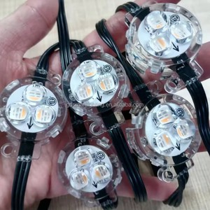 UL 30mm Led Christmas Light Decoration 12v 24v 36v IP67 Waterproof Holiday Led Pixel Point Light Rgbw Permanent Outdoor Light