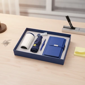 Annual Meeting Business Gift Set Paper Souvenir Father's Day Company Opening Event Custom Logo Practical Commemorative Gift