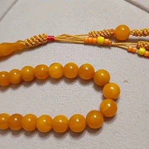 Modern Luxury Eco-Friendly Resin Tasbih with Tassel Handmade Round Party Supplies