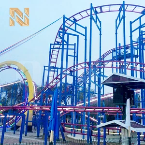 Nova Rides Large Extreme Thrill Customized Outdoor Kiddie Games Roller Coaster Spinning Coaster For Sale Outdoor Roller Coaster