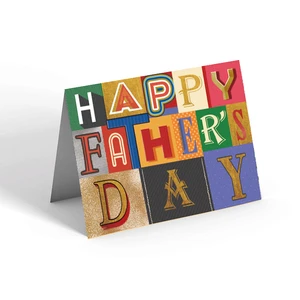 Customized Father's Day Greeting Card Del Padre for Gift Set