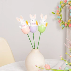 Wholesale Easter Cute Rabbit Egg Flower Bouquet Creative Resurrection Egg DIY Flower Bouquet Arrangements for Easter Decorations