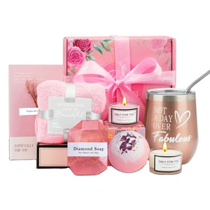 Wholesale 2024 Birthday Gifts Set Self Care Encouragement Gift Box for Mom Mothers Day and Wedding Gifts Basket