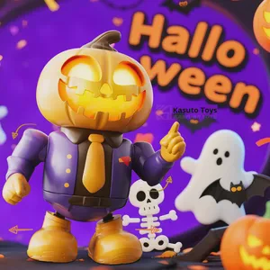 New Product Halloween Christmas Pumpkin Skull Dancing Robot Funny Spoof Holiday Gift Plastic Toy Ages 4-6 Model 888/999