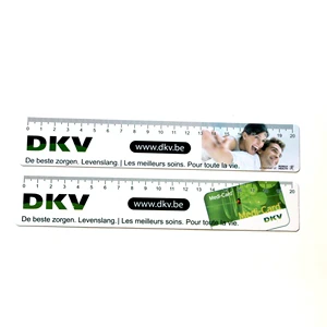 Promotional Advertising Gift Eco-Friendly PVC Flexible Ruler 210x35mm Custom Design with Color Printing Both Sides Cheap Price