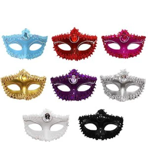 Venice Masks Fashionable Style High Quality Plastic Material Multicolor Dance Party Festival Ornament Beautiful Masks