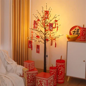 Decoration 2026 New Year Decoration Pendant Lantern Red Envelope Hanging Decoration LED Christmas Tree Light Scene Arrangement