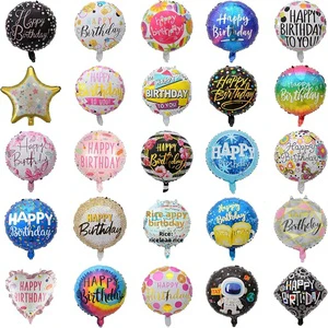 Wholesale Happy Birthday Helium Foil Balloon for Birthday Party Decoration, Suitable for Children, Adults, Baby Showers
