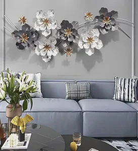 Modern Abstract Metal Wall Art with Plant Pattern Hanging Option for Customizable Home Decor-Unique Wall Accent at Best Prices