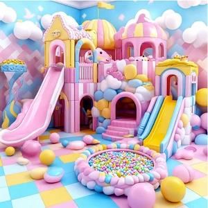 Durable Macaron Themed Indoor Playground Equipment High Quality Factory Production For Commercial
