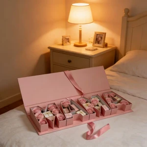 Spot Mama Mother's Day Gift Box Letter Combination Flower Design for Holiday or Food Made of Durable Cardboard and Paper