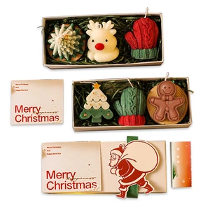 New Arrival High Quality Cute Christmas Gifts Set Excellent Texture Luxury Packaging Home Aromatherapy Scented Candle