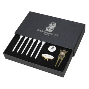 Custom Logo Golf Gift Set Gof Divot Tool Hat Clip Ball Marker Golf Tee Golf Accessories Gift Box Set