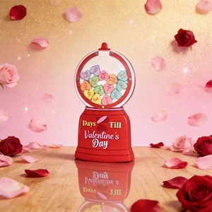 Valentine's Day Wooden Colorful Gradient Heart-shaped Decorative Item Pendant Outdoor Festival Party Gift