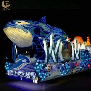 SGFP02 Theme Park Silk Float Decoration Carnival Float Parade for Festival Celebration