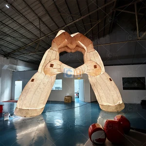 Giant Inflatable Model Hand Balloon Event Entrance Tunnel Electronic Music Festival Advertising