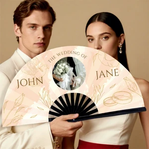 Large Rave Folding Hand Fan For Line Dancing Clapping & Party Decorations Painted Boots Ground Dance For Weddings & Festivals