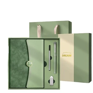 Factory Wholesale Colorful Notebook Pen Flash Drive Set Corporate Father's Day Valentine's Day Business Personal Gift Giving