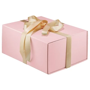 2025 High-End Valentine's Day Gift Set Black Friday Rigid Paper Magnetic Gift Box with Stamping and Embossing