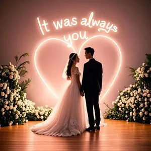 Custom Neon Sign It Was Always You Wholesale OEM LED Neon Light For Event Rental Company Wedding Party Decor Supplies Led Signs