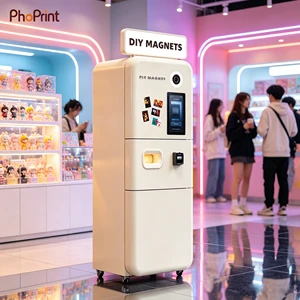 Touchscreen Photo Fridge Magnet Printer Photo Booth For Events Weddings And Birthday Party