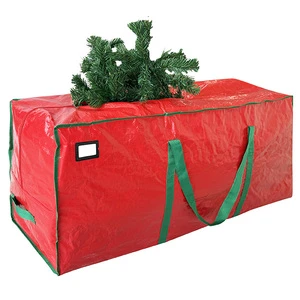 7.5 Foot Durable And Thick Oversized Artificial Christmas Tree Storage Bag With Double Zipper And Reinforced Handle