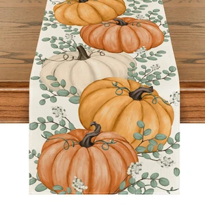 Popular Pumpkin Tablerunner for Thanksgiving Day Festival Decoration
