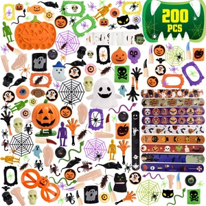 200PCS Halloween Party Decorations Bags Halloween Party Favors Assortment Bulk