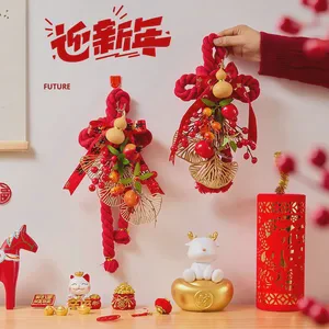 New-style New Year Hanging Ornament Flannel Handmade Creating a Living Room Atmosphere with Holiday Decorations