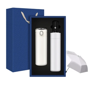 Valentine's Gift Sets for Women Mother's Day Wedding Gift Set Corporate Business Gift Set Umbrella Stainless Steel Water Bottle