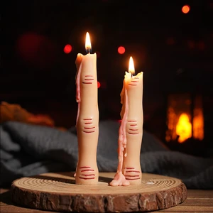Eco Friendly Halloween Soy Wax Candles Longer Burning Time Hand Poured Candles for Home Decor Halloween Theme Party Supplies